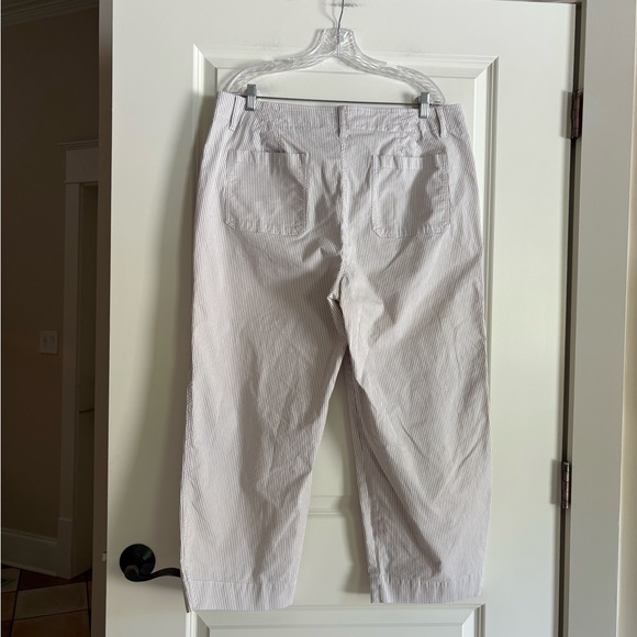 Talbots Women’s Button Fly Striped Pants - Picture 6 of 6